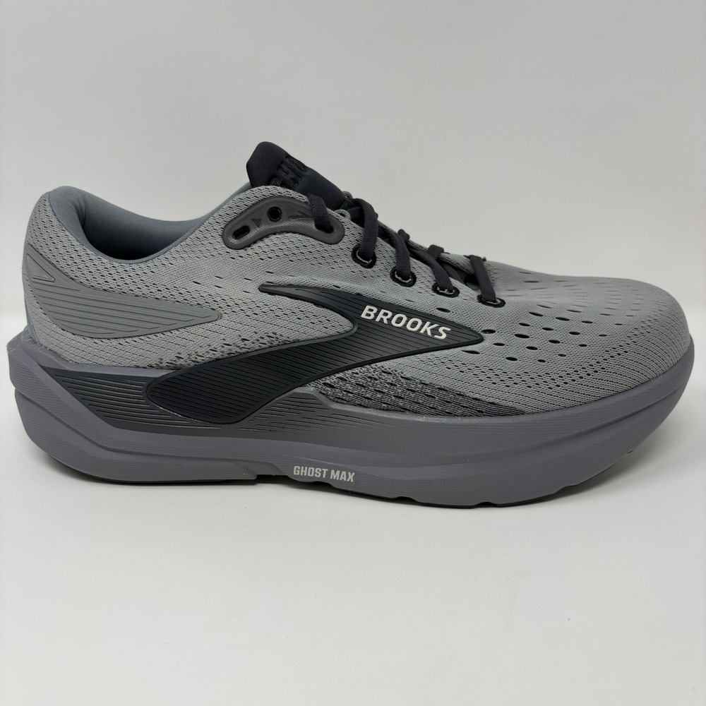 Brooks Ghost Max 3 Mens Size 9 Extra Wide (4E) Grey Running Shoes WORN ONCE